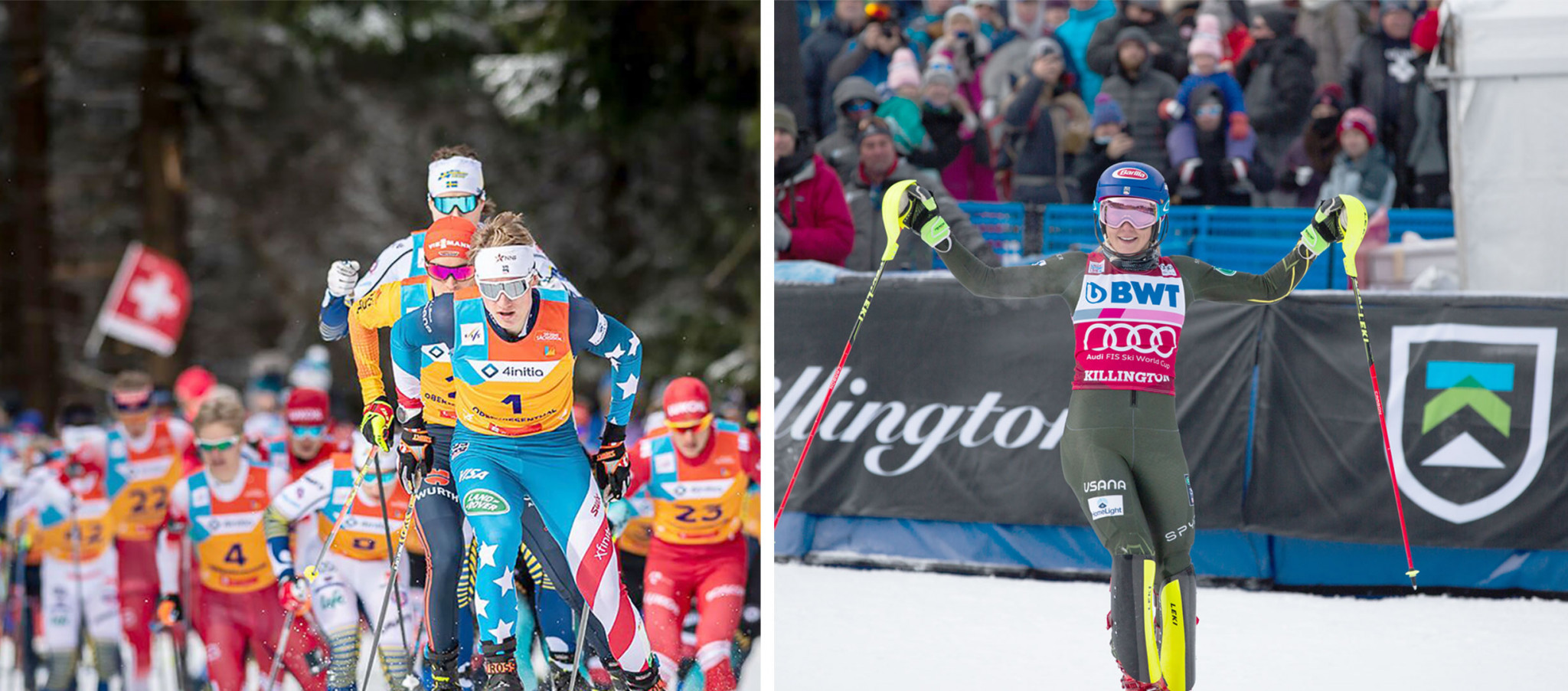 Gus Schumacher and Mikaela Shiffrin were are only the second joint recipients of the Beck International Award ©US Ski and Snowboard 