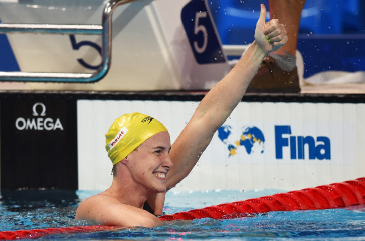 Australia's Bronte Campbell won three gold medals at this year's FINA World Championships in Kazan and is benefitting under the regime of  Dutch coach Jacco Verhaeren ©Getty Images