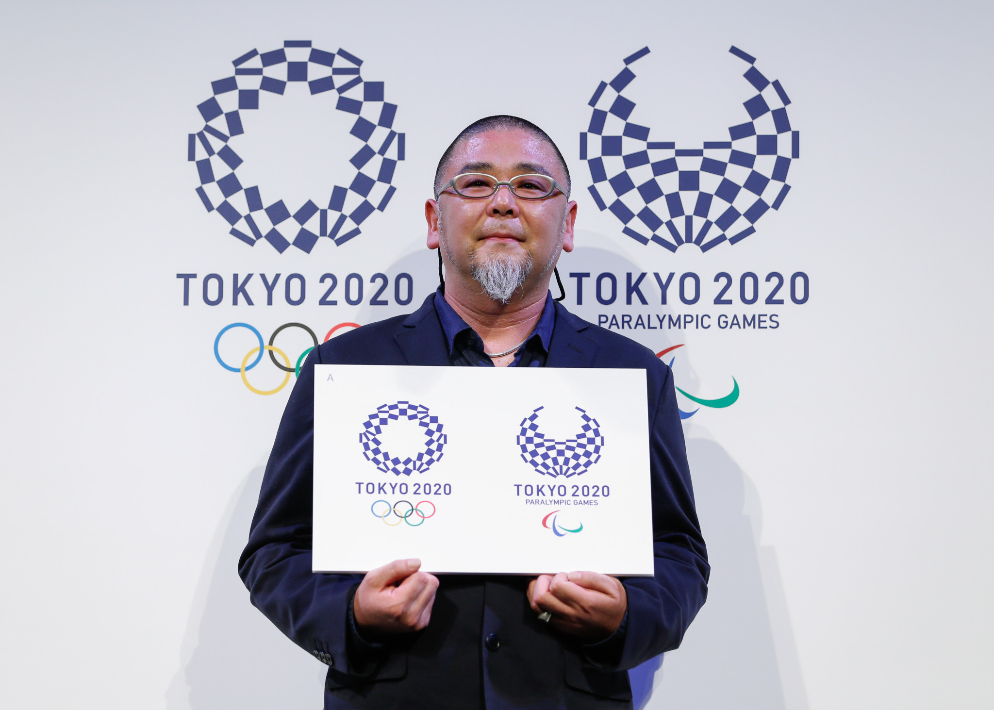 The original logos, created by Asao Tokolo for the Tokyo 2020 Games ©Getty Images
