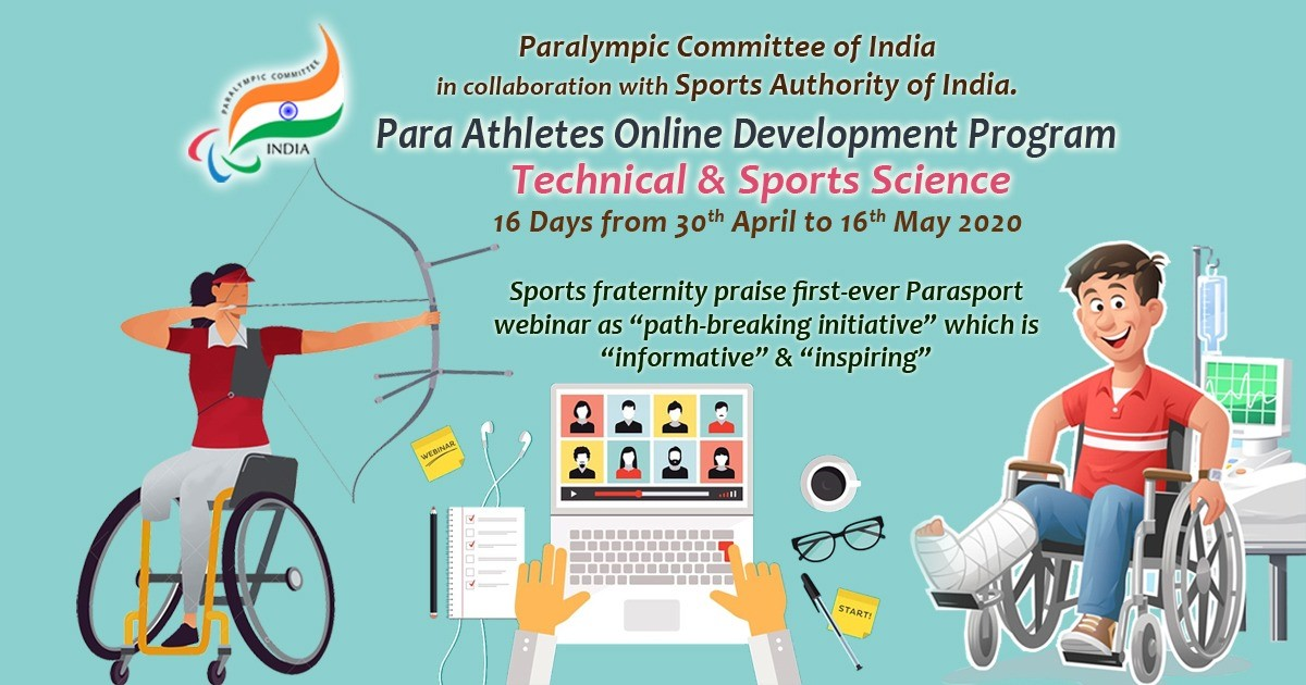 The PCI held a 16-day webinar on Para-sport ©PCI