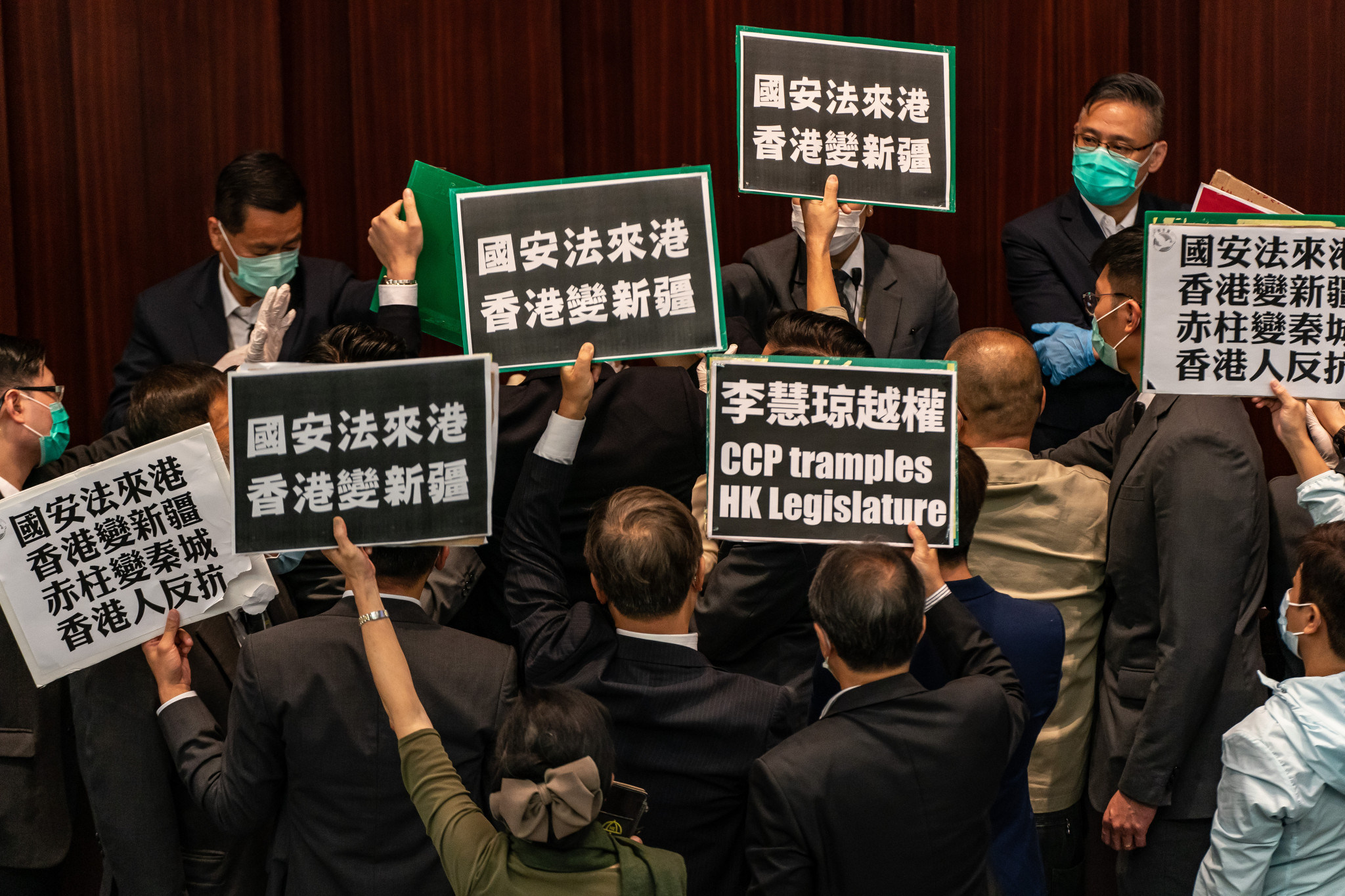 Hong Kong's loss of sovereignty to China has long been protested ©Getty Images 