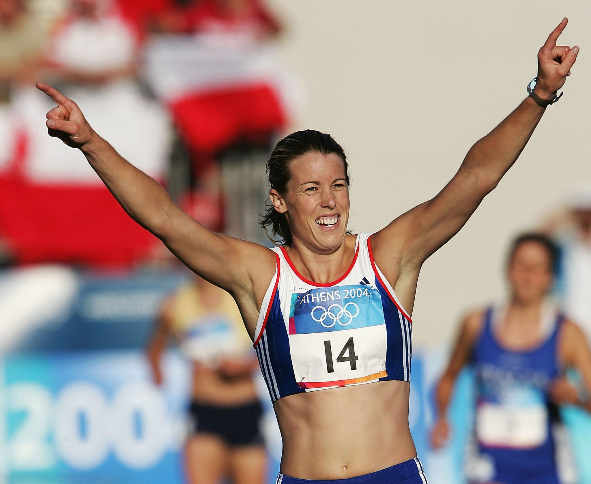 Georgina Harland has enjoyed Olympic success as an athlete, winning bronze in the women's modern pentathlon event at Athens 2004 ©Getty Images