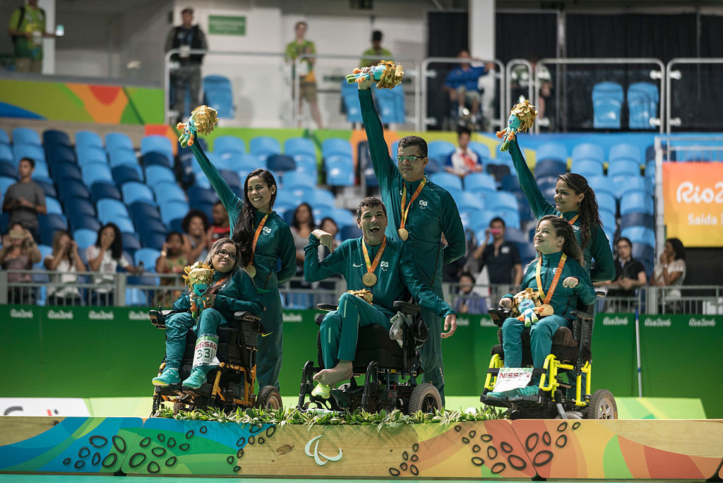 Evani Celado won mixed pairs BC3 gold at Rio 2016 ©Getty Images