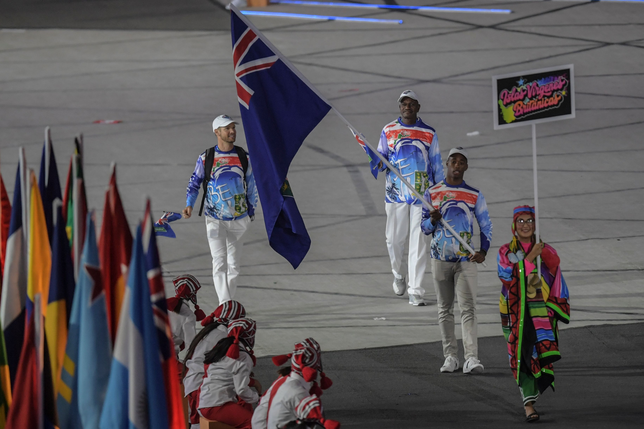 The British Virgin Islands have been granted permission to use their territorial song rather than their national anthem at IOC events ©Getty Images