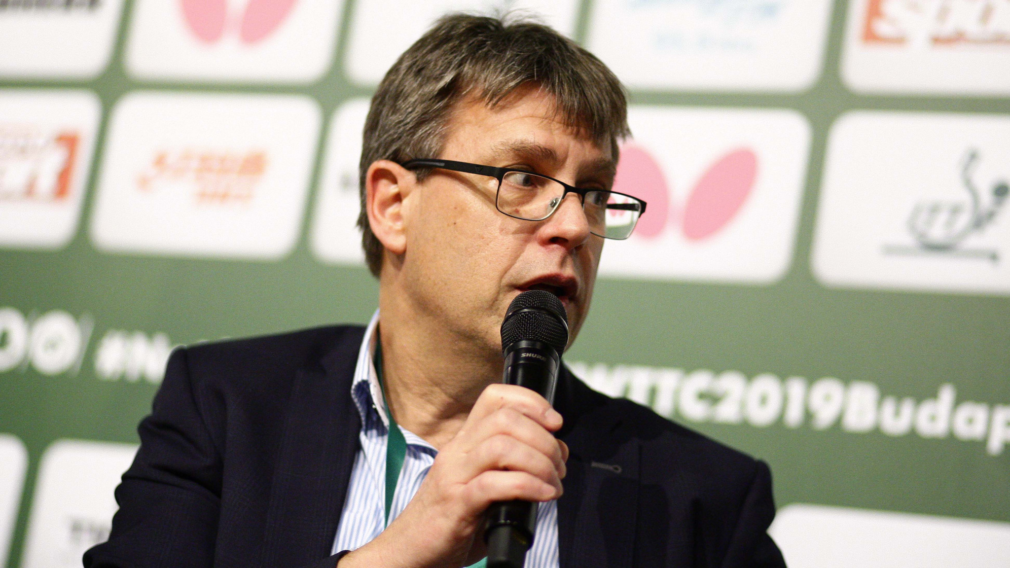 ITTF President Thomas Weikert welcomed participants to the World Table Tennis webinar ©Getty Images