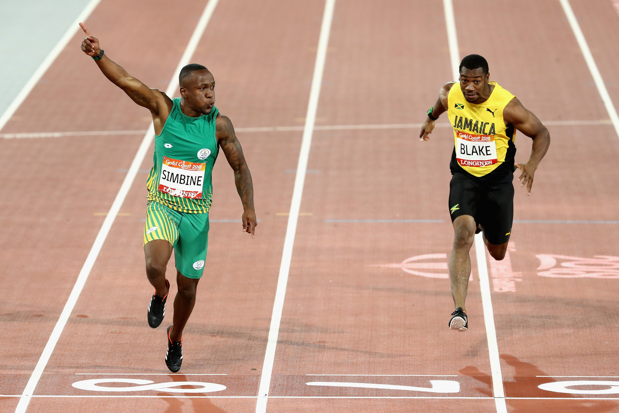 Akani Simbine is the Commonwealth Games 100m champion ©Getty Images