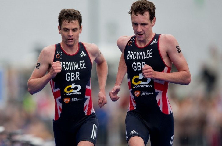 Jonathan (left) and Alistair Brownlee, respectively bronze and gold medallist at the London 2012 Games, are ideal role models for the promotion of triathlon ©Getty Images