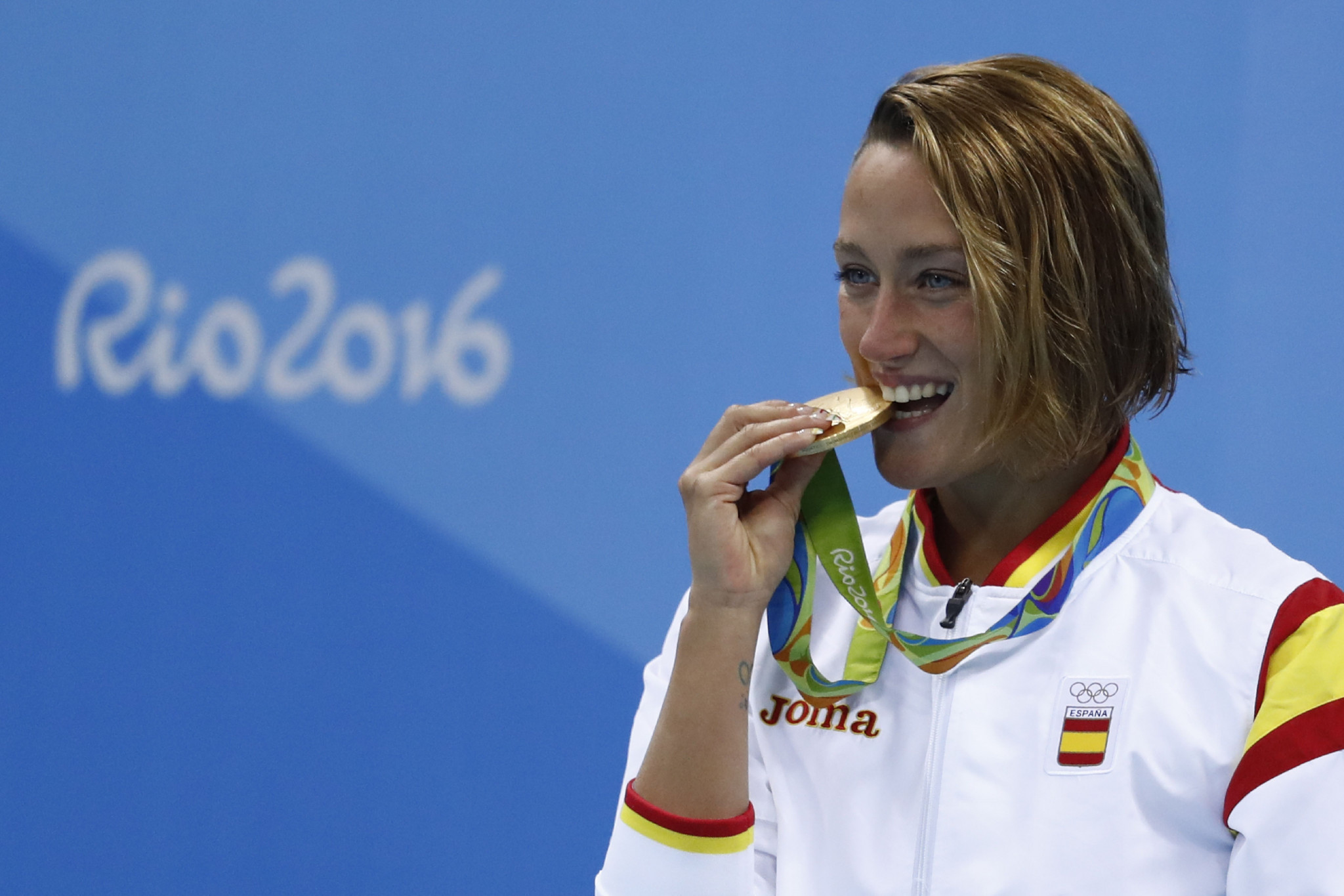 Mireia Belmonte won her first Olympic gold medal at Rio 2016 ©Getty Images