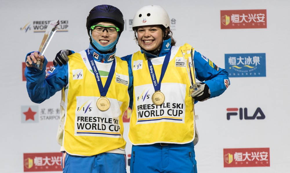 China and the US strike gold at season-opening FIS Freestyle Aerials World Cup in Beijing