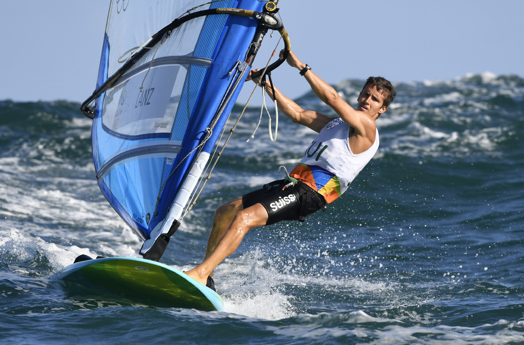 Mateo Sanz Lanz is due to be Switzerland's representative in windsurfing ©Getty Images