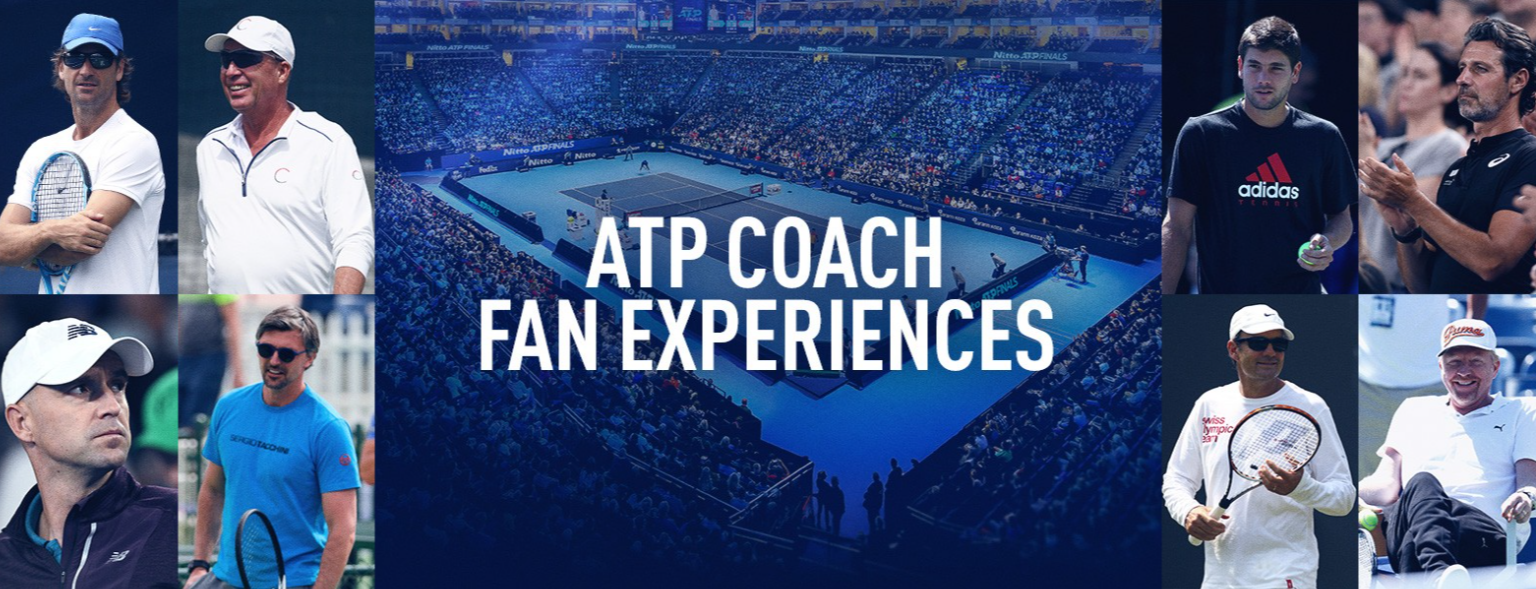 Fans will be able to bid for ATP coach experiences ©ATP