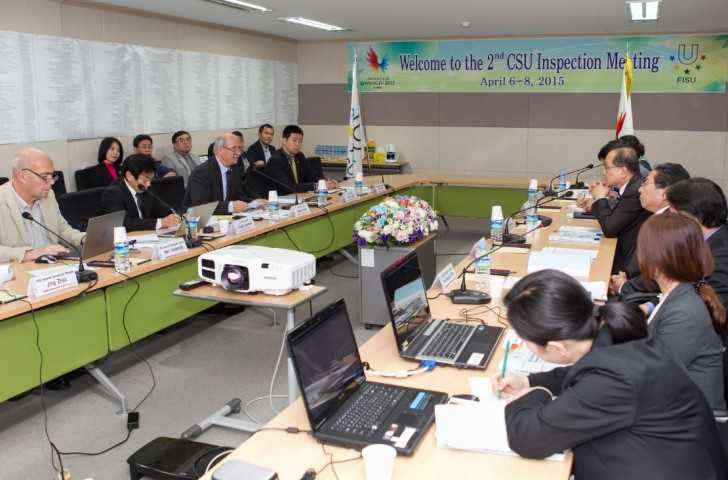 The CSU were particularly impressed with some of the venues for the Gwangju 2015 Summer Universiade during their recent meeting