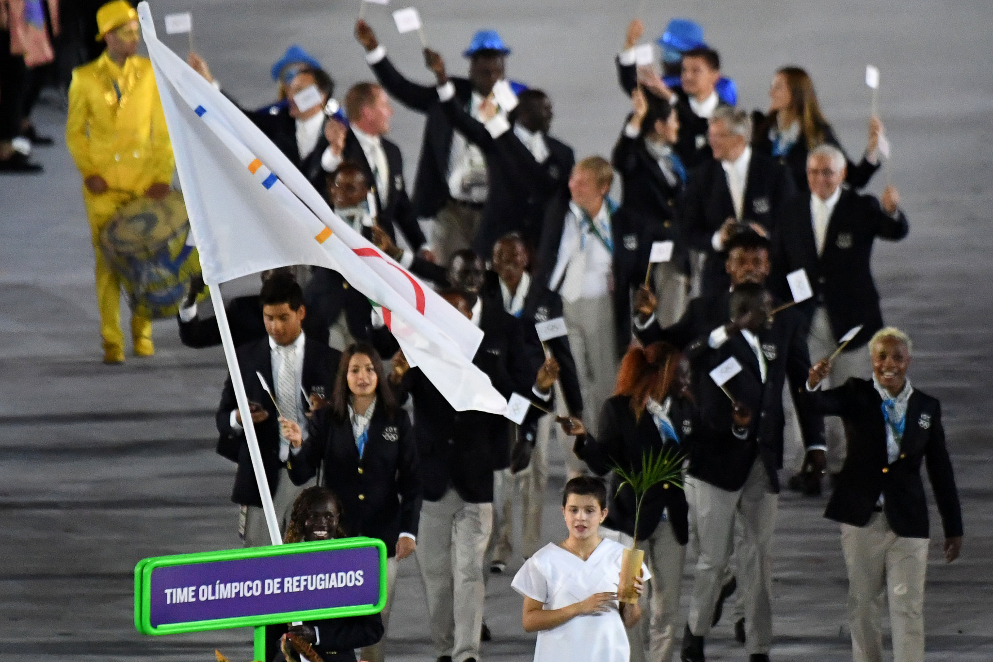 The Refugee Olympic Team debuted at Rio 2016 ©Getty Images