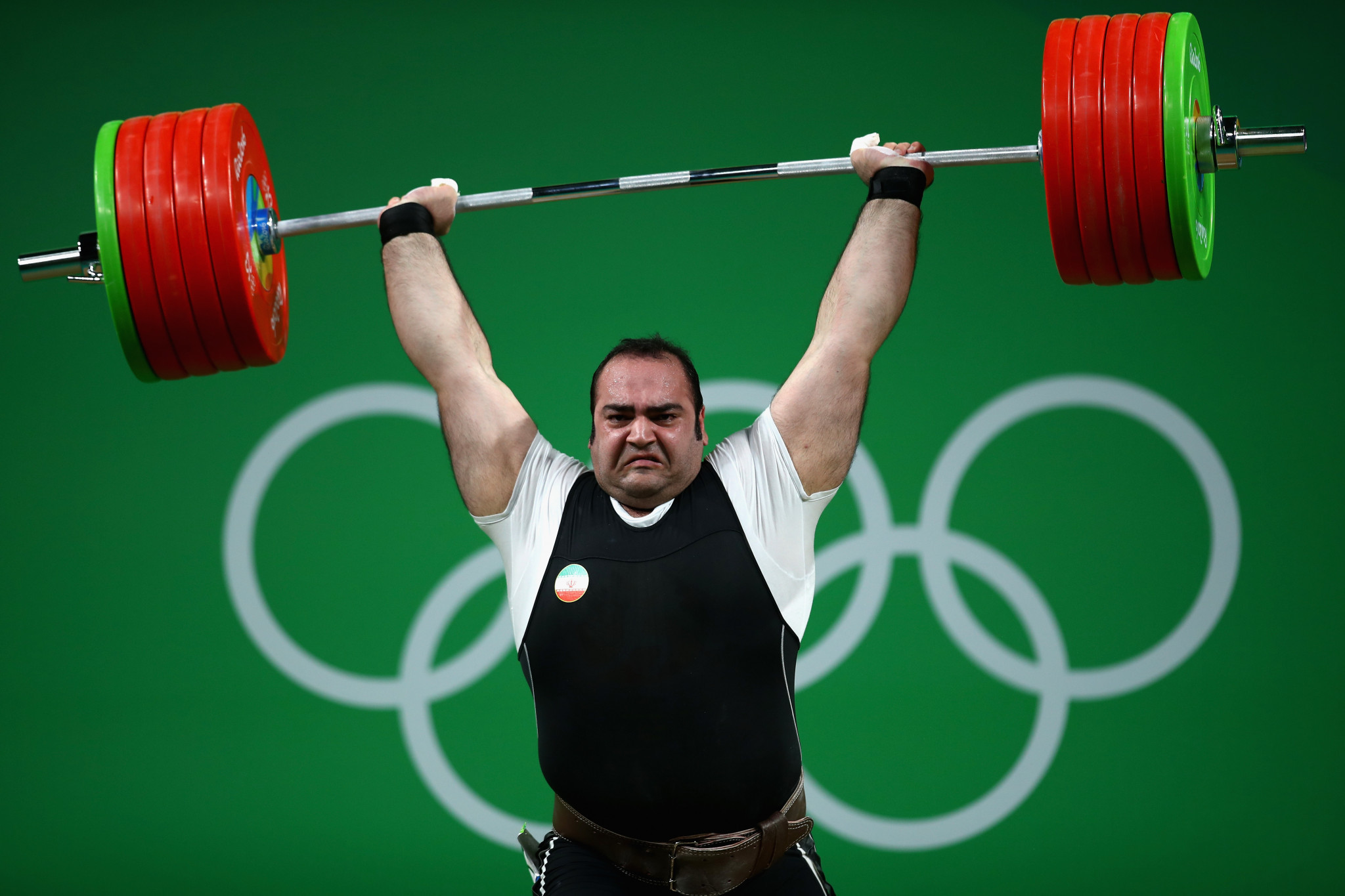 One of Coffa's most vivid memories of Rio 2016 was when Behdad Salimi (above) and his coach protested a 