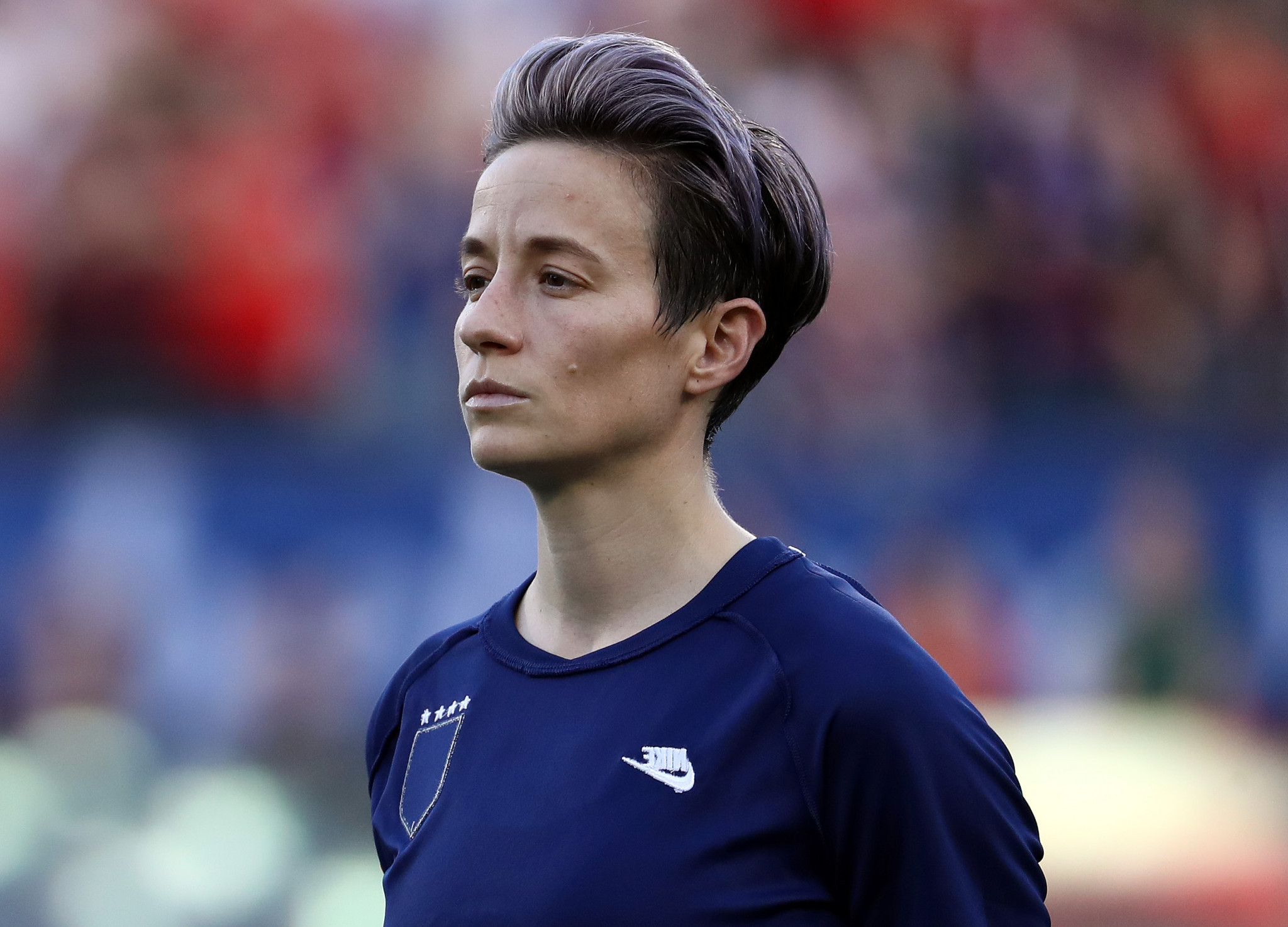 Megan Rapinoe is among the signatories of a letter calling for events to be removed from Idaho ©Getty Images