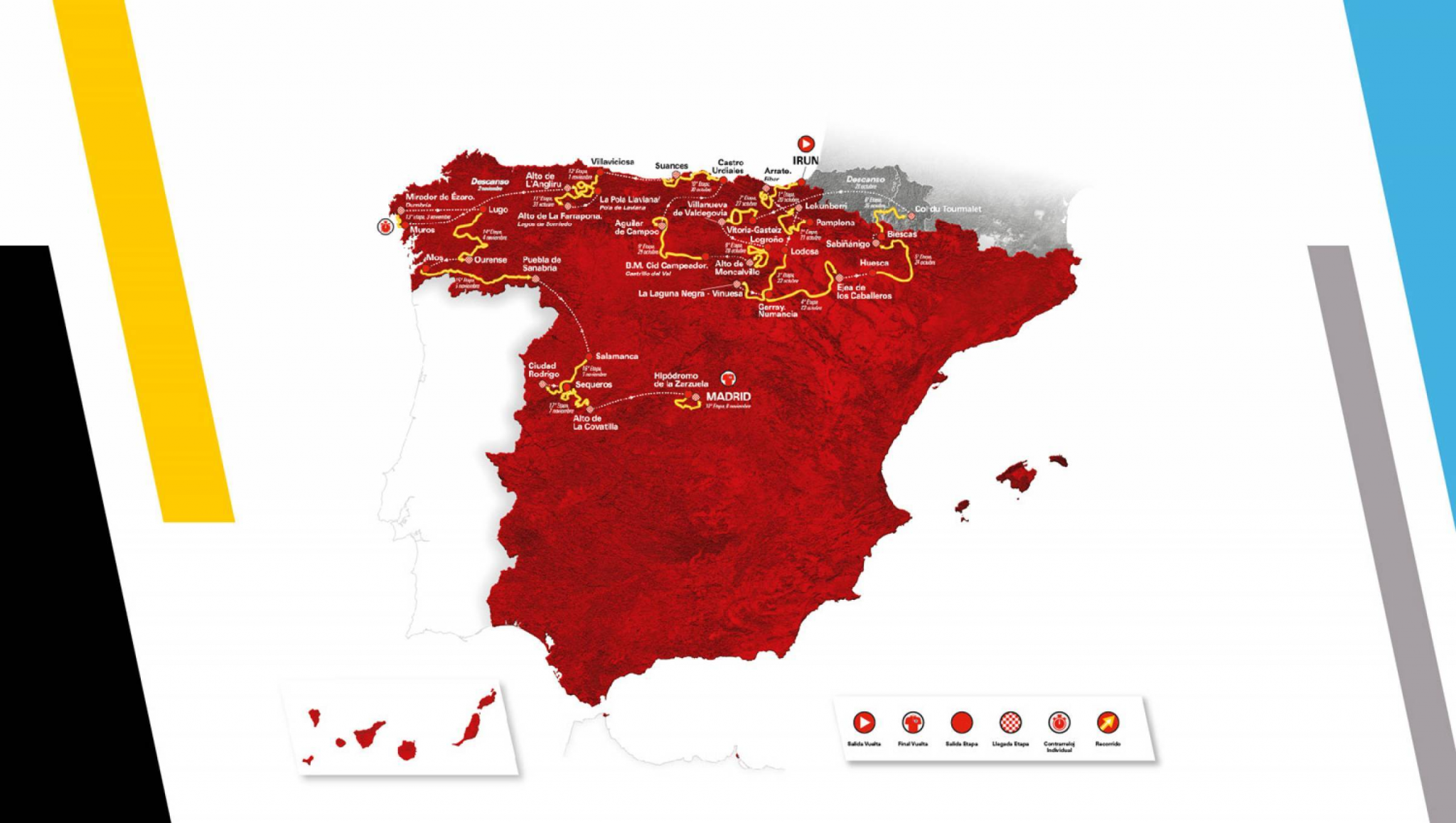 Organsiers have revealed details of the modified stages 15 and 16 ©Vuelta a Espana