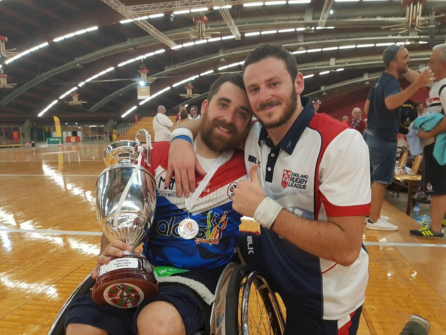 France topped the inaugural International Rugby League wheelchair rugby league world rankings ©RLIF