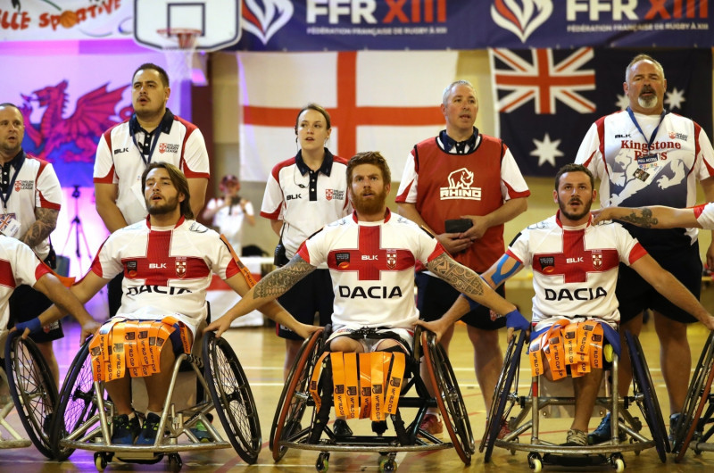 England are second in the wheelchair rugby league world rankings ©RLIF