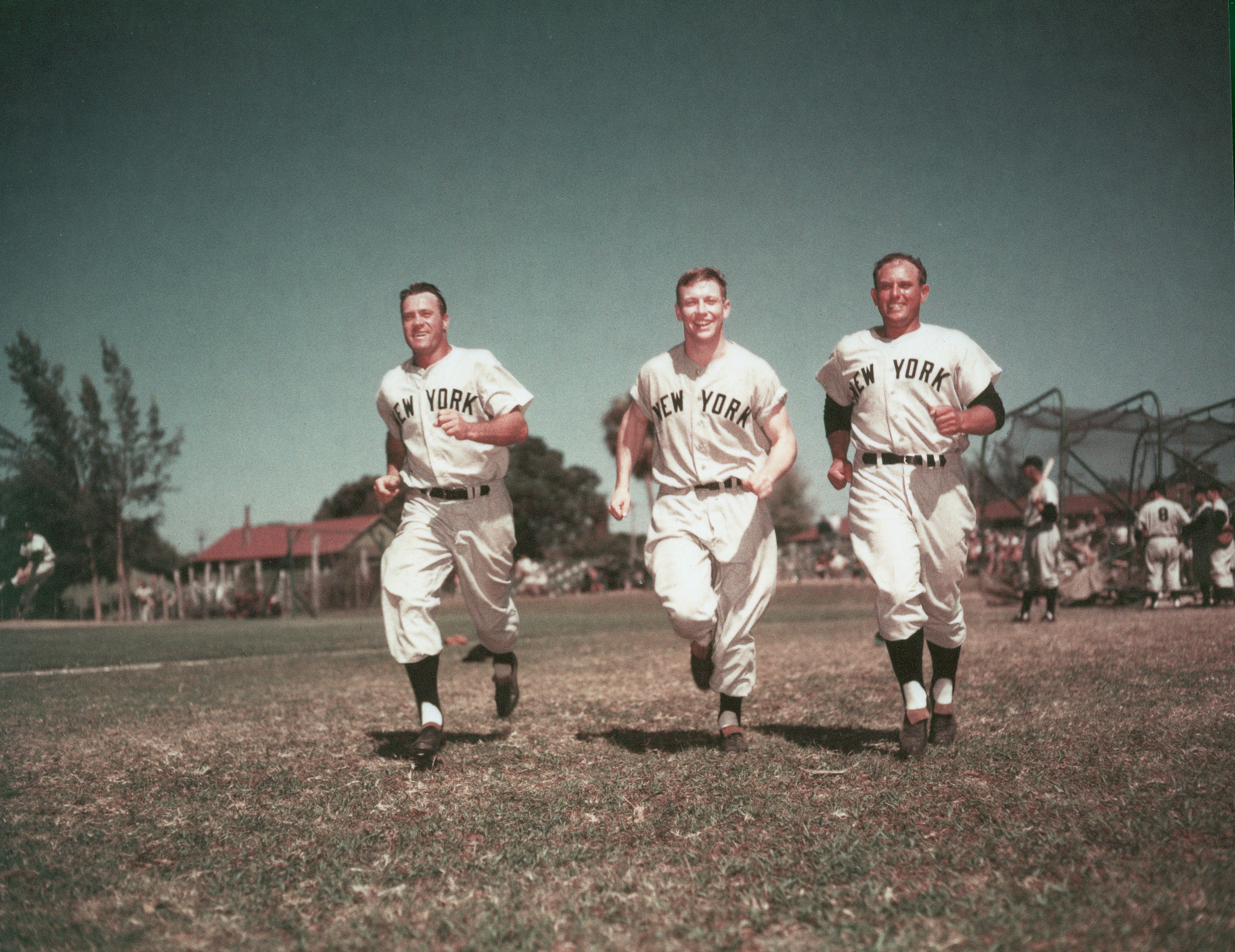 Mickey Mantle, centre, is a Yankees legend ©Getty Images