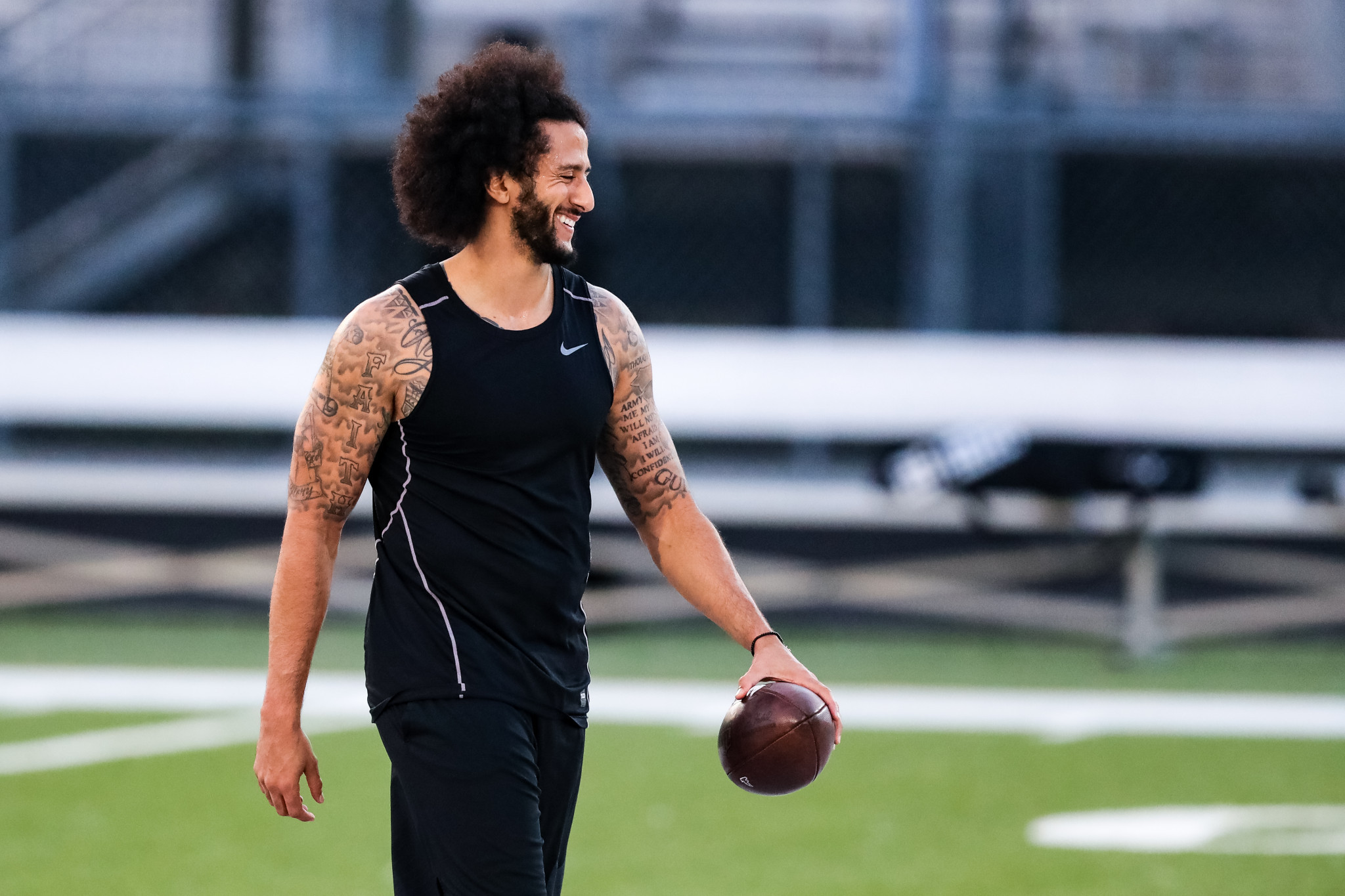 Colin Kaepernick was seen as bad for business by the NFL but Nike have benefited from associating with the quarterback ©Getty Images