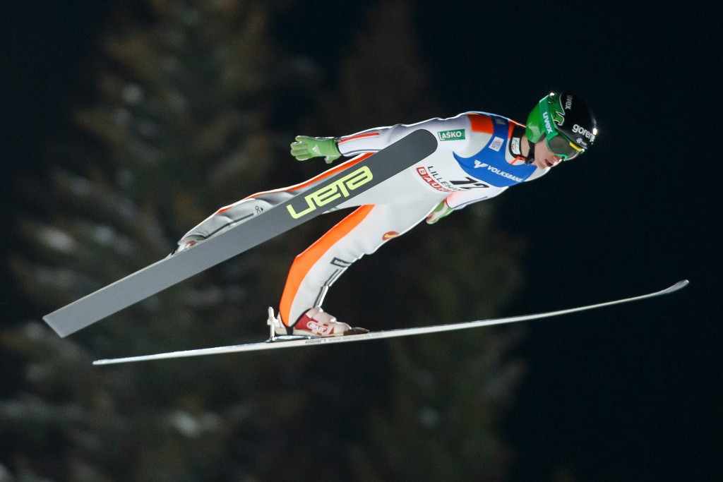Slovenia's Peter Prevc further extended his lead in the FIS Ski Jumping World Cup standings with his second triumph in as many days ©Getty Images