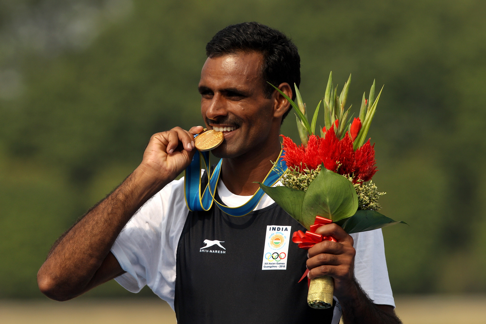 Bajrang Lal Takhar is the only Indian athlete to win an Asian Games gold in a solo rowing event ©Getty Images