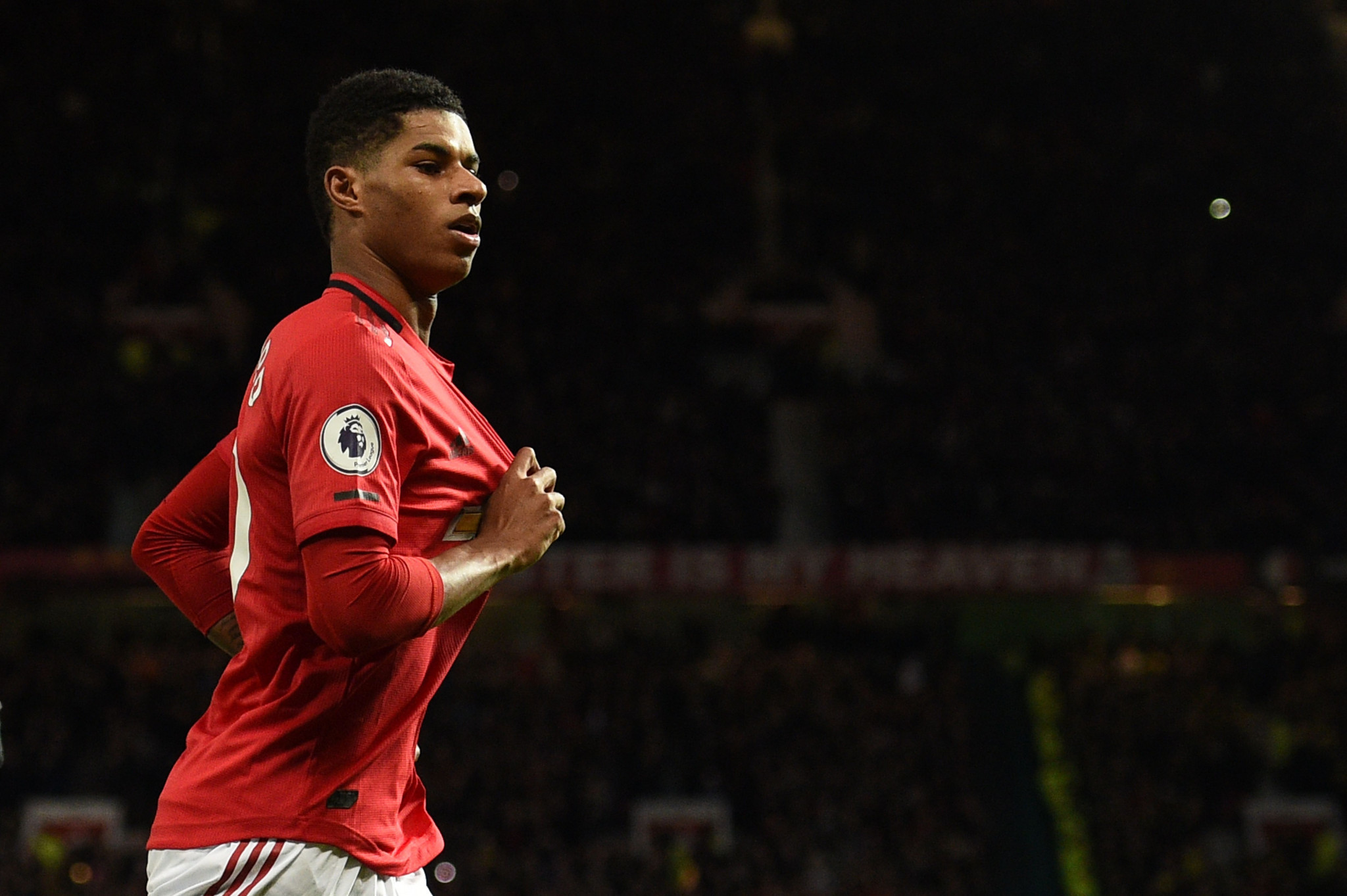 England and Manchester United striker Marcus Rashford forced a British Government U-turn over free school meals ©Getty Images