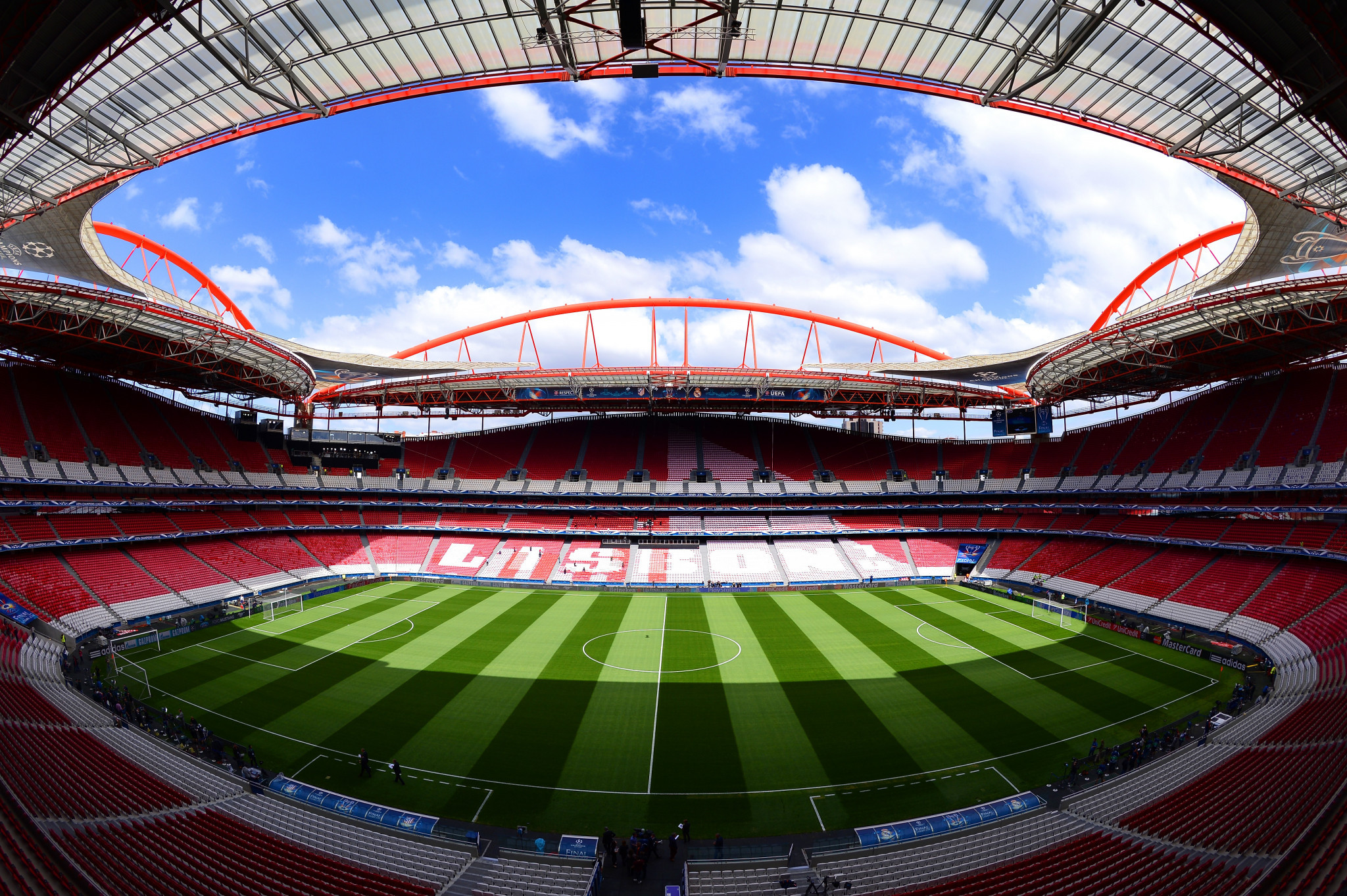 Lisbon's Estádio da Luz is set to host this season's Champions League final ©Getty Images