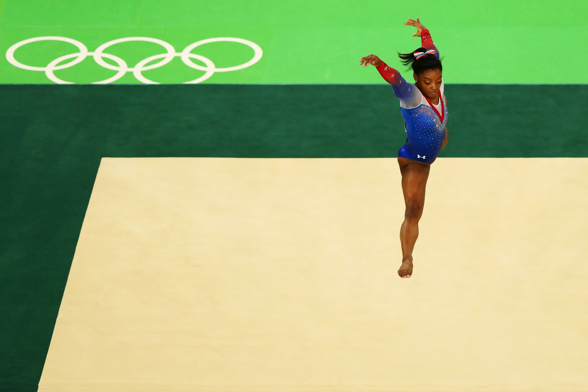 Simone Biles is a four-time Olympic gold medallist, earning all four titles at Rio 2016 ©Getty Images