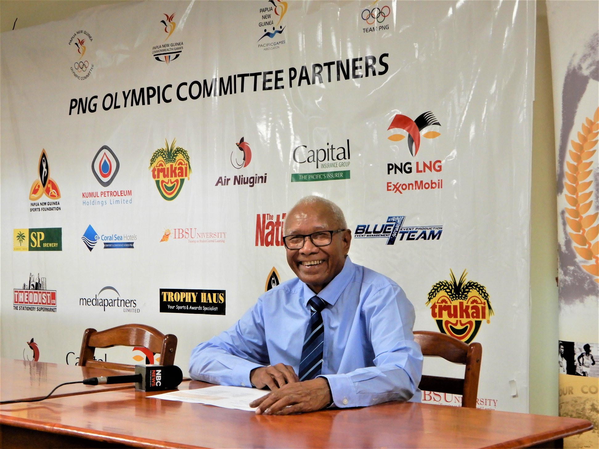 Sir John Dawanincura is currently PNGOC President ©Facebook/Basketball Federation of Papua New Guinea