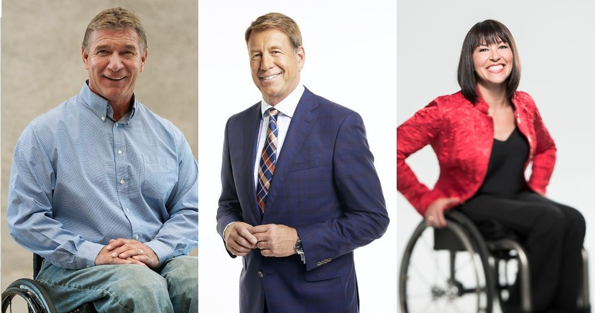 Chantal Petitclerc, Rick Hansen and Scott Russell are the first members of the new Paralympic Foundation of Canada Honorary Board ©Canadian Paralympic Committee