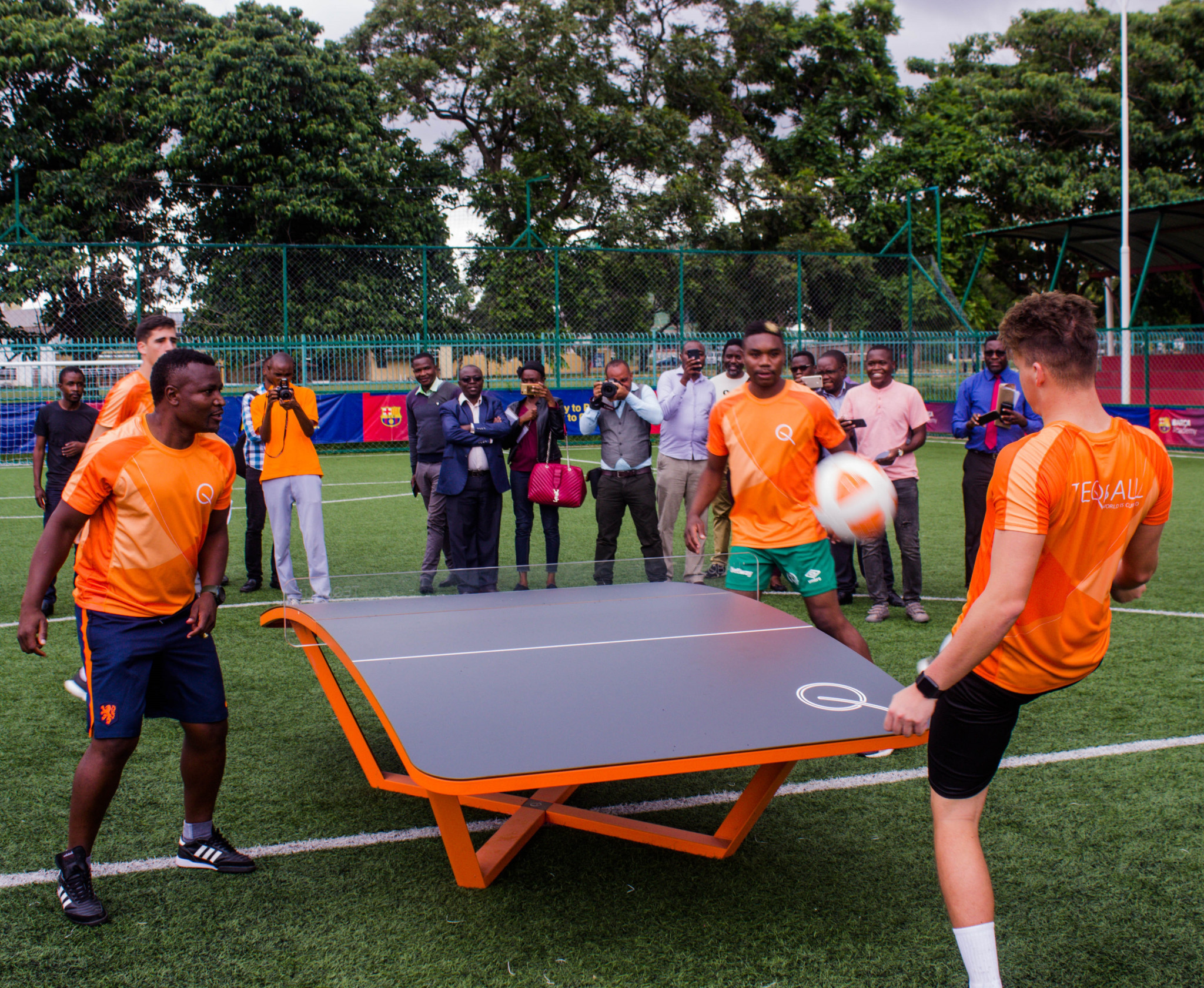 The Teqball Federation of Zambia was launched in January ©TFZ