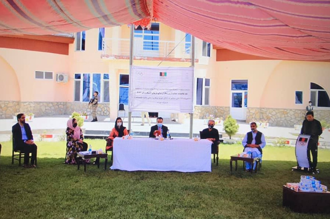 President of the Afghanistan National Olympic Committee Dr Hafizullah Wali Rahimi signed agreements with four sports federations - taekwondo, weightlifting, athletics and boxing ©Afghanistan NOC