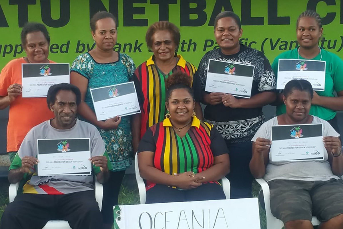 Netball is being developed in Vanuatu through coaching courses organised by New Zealand ©Netball New Zealand
