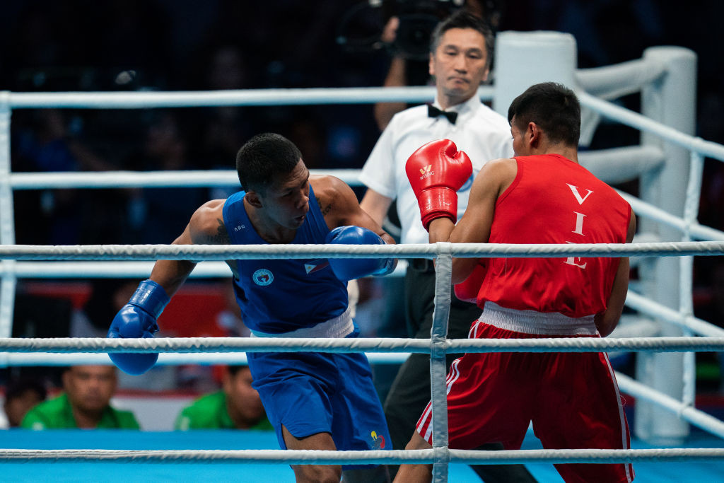 Eumir Marcial, left, is among the Filipino athletes to have qualified for Tokyo 2020 ©Getty Images