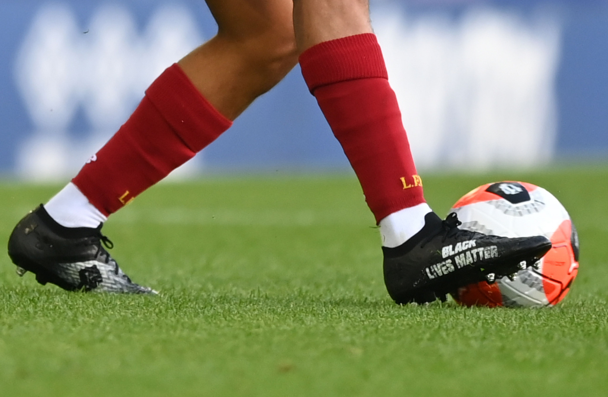 A close-up shot of the boots which will be auctioned to raised funds for the Nelson Mandela Foundation ©Getty Images