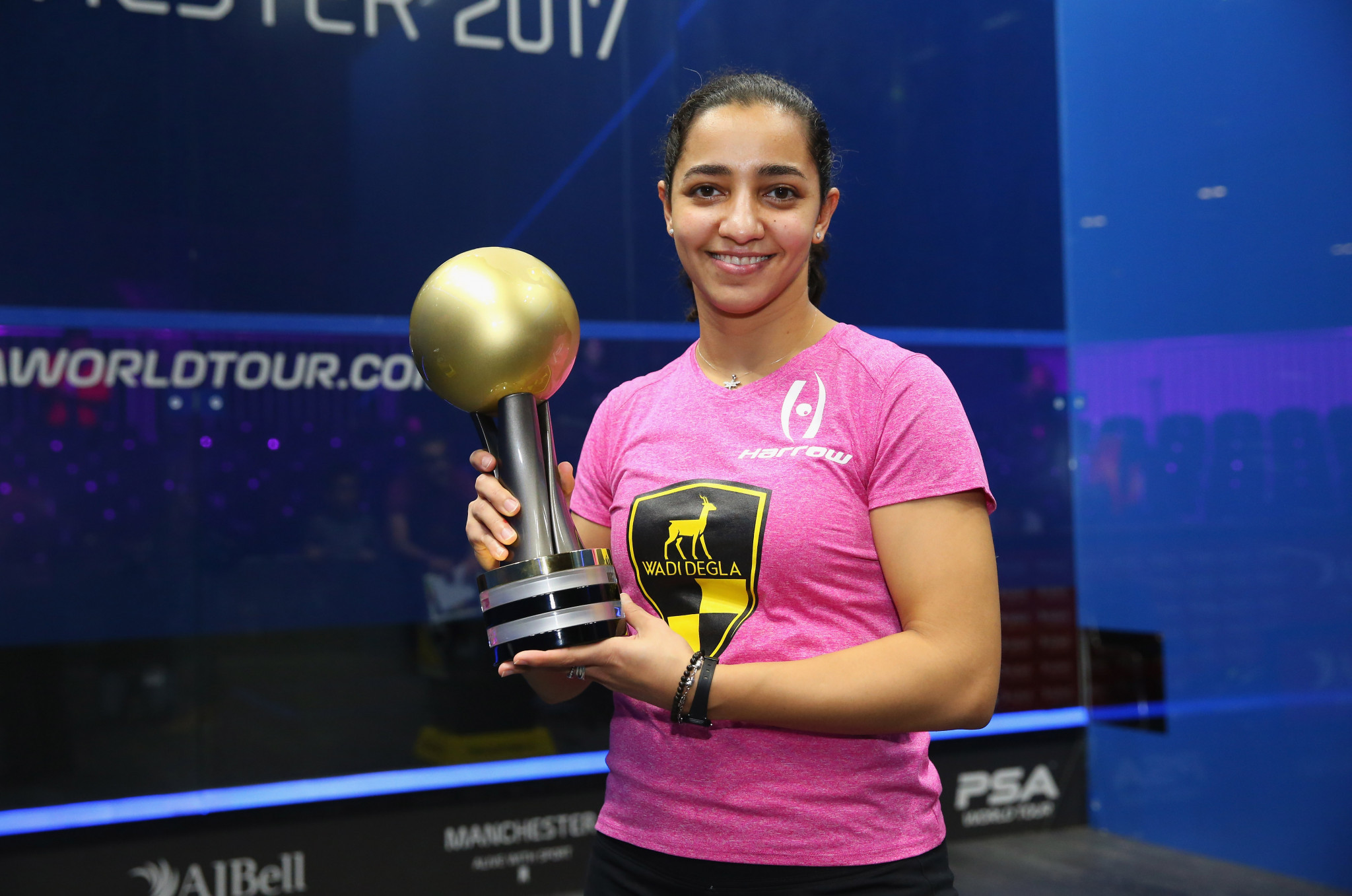 World number one Raneem El Welily has announced her immediate retirement from squash ©Getty Images