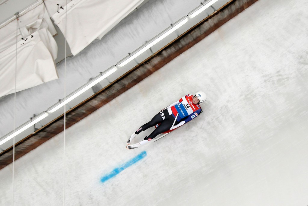 American Britcher moves to top of Luge World Cup standings after sprint victory in Calgary