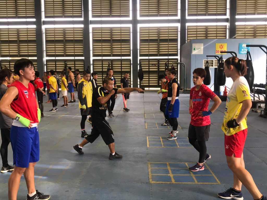 Thailand's elite boxers returned to their National Training Centre after a three-month break enforced by the coronavirus pandemic ©ASBC