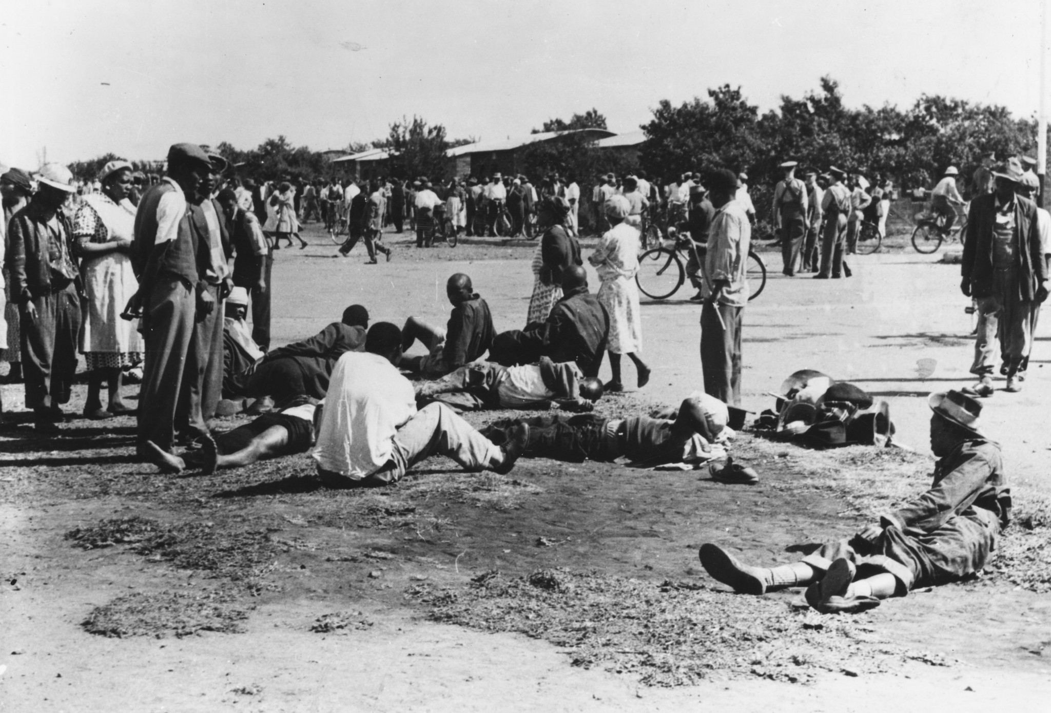 A massacre in Sharpeville in 1960 contributed to South Africa being excluded from future Olympic Games ©Getty Images
