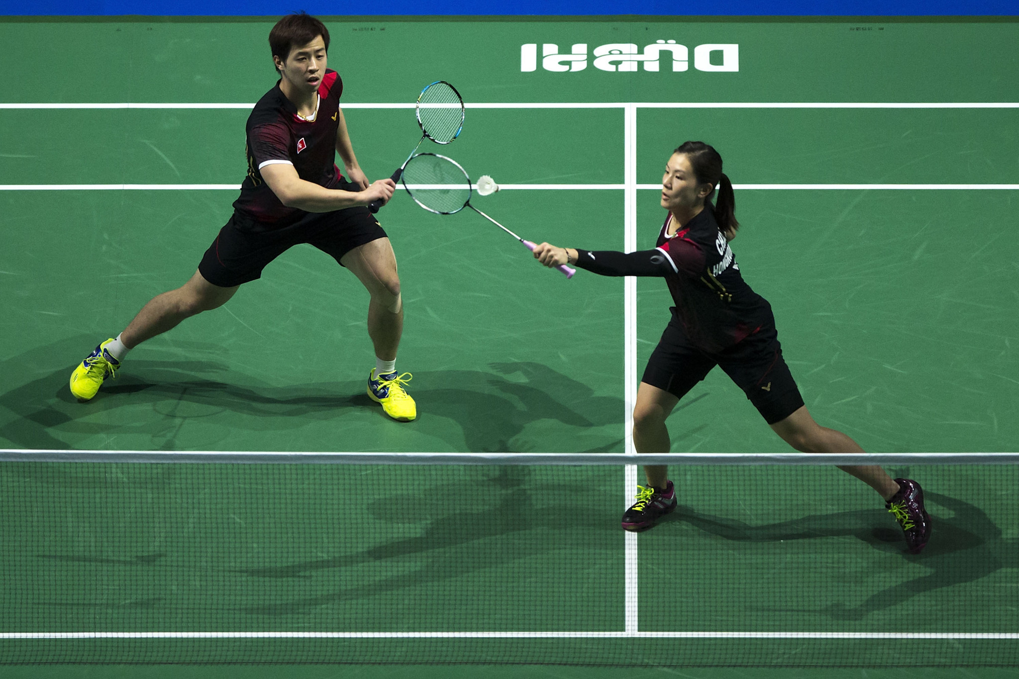Cathy Chau Hoi Wah and Lee Chun Hei won the Asian title and World Championship bronze ©Getty Images