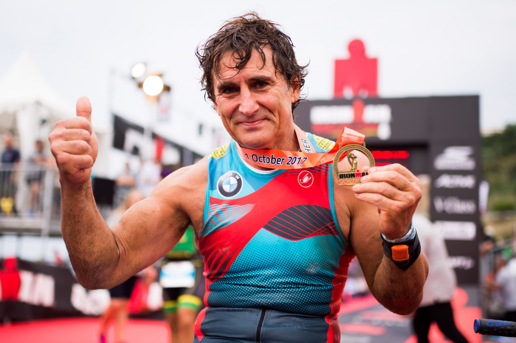 Four-time Paralympic gold medallist Alex Zanardi has undergone brain surgery for a second time after a handcycle crash in Italy ©Getty Images