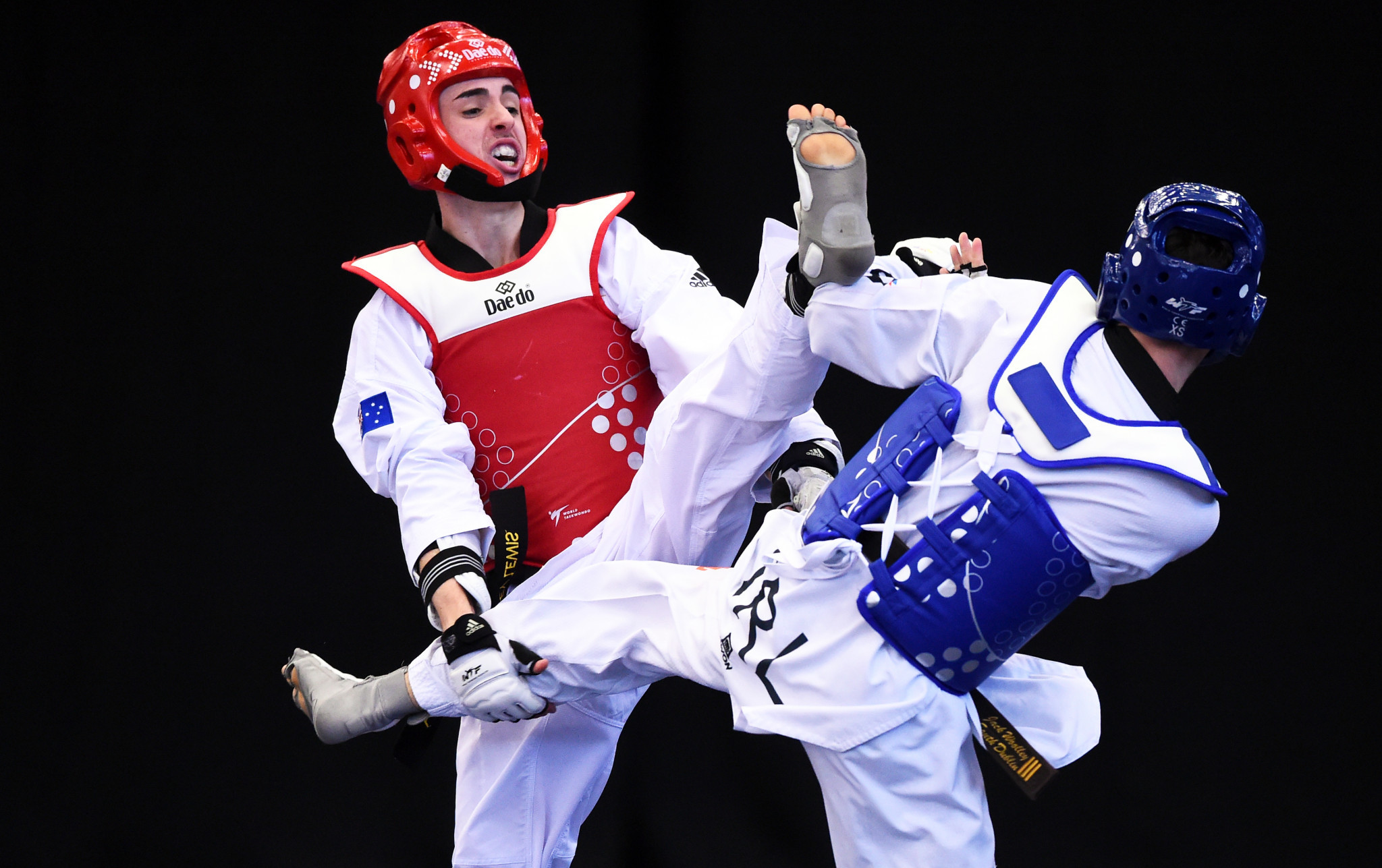 Bailey Lewis was part of Australian Taekwondo's scheme to inspire children ©Getty Images