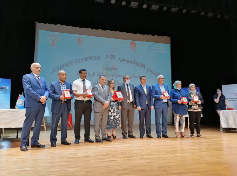 Tunisian National Olympic Committee recognises athlete efforts in fight against pandemic