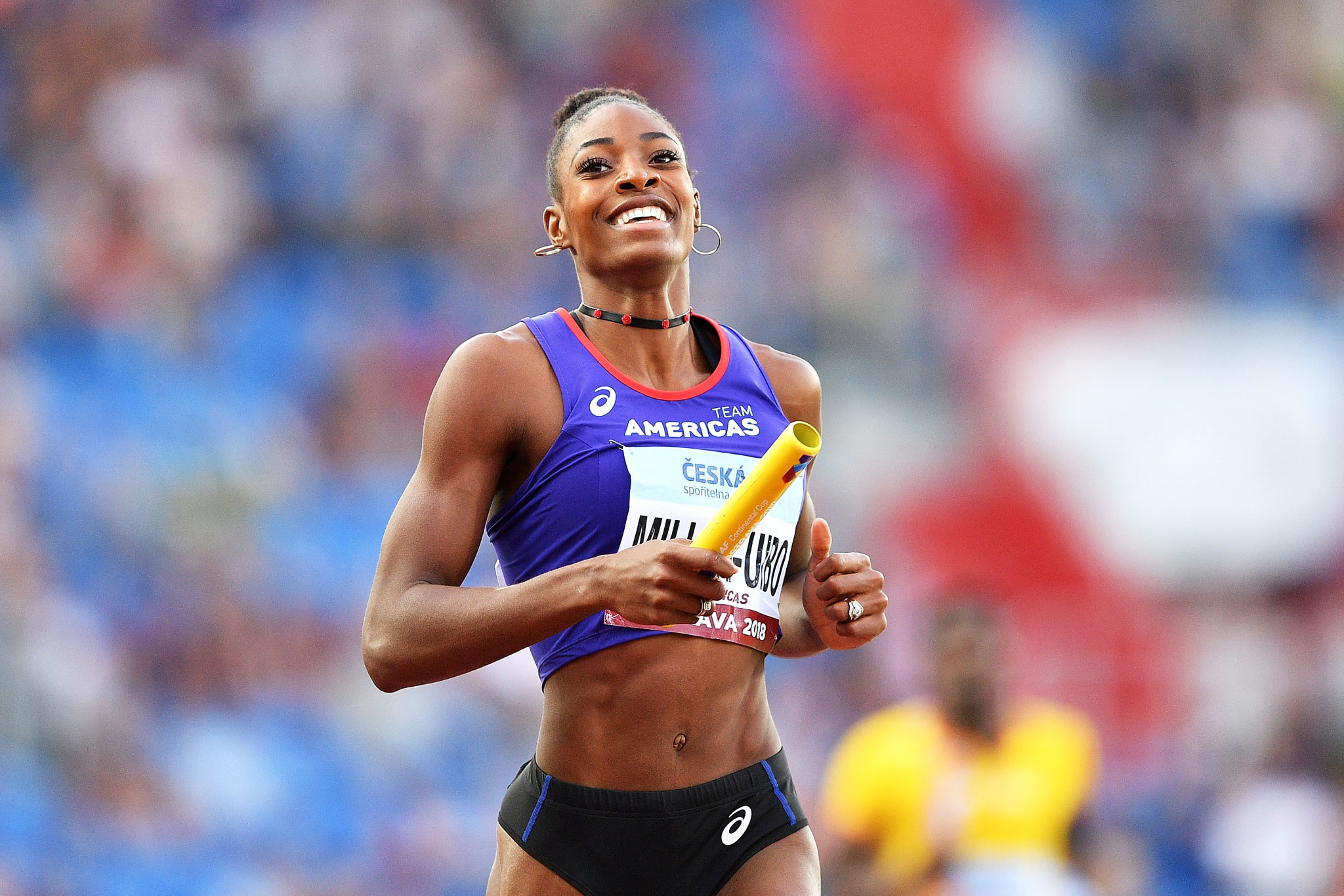 Professional athletes such as Shaunae Miller-Uibo are ineligible for the funding ©Getty Images
