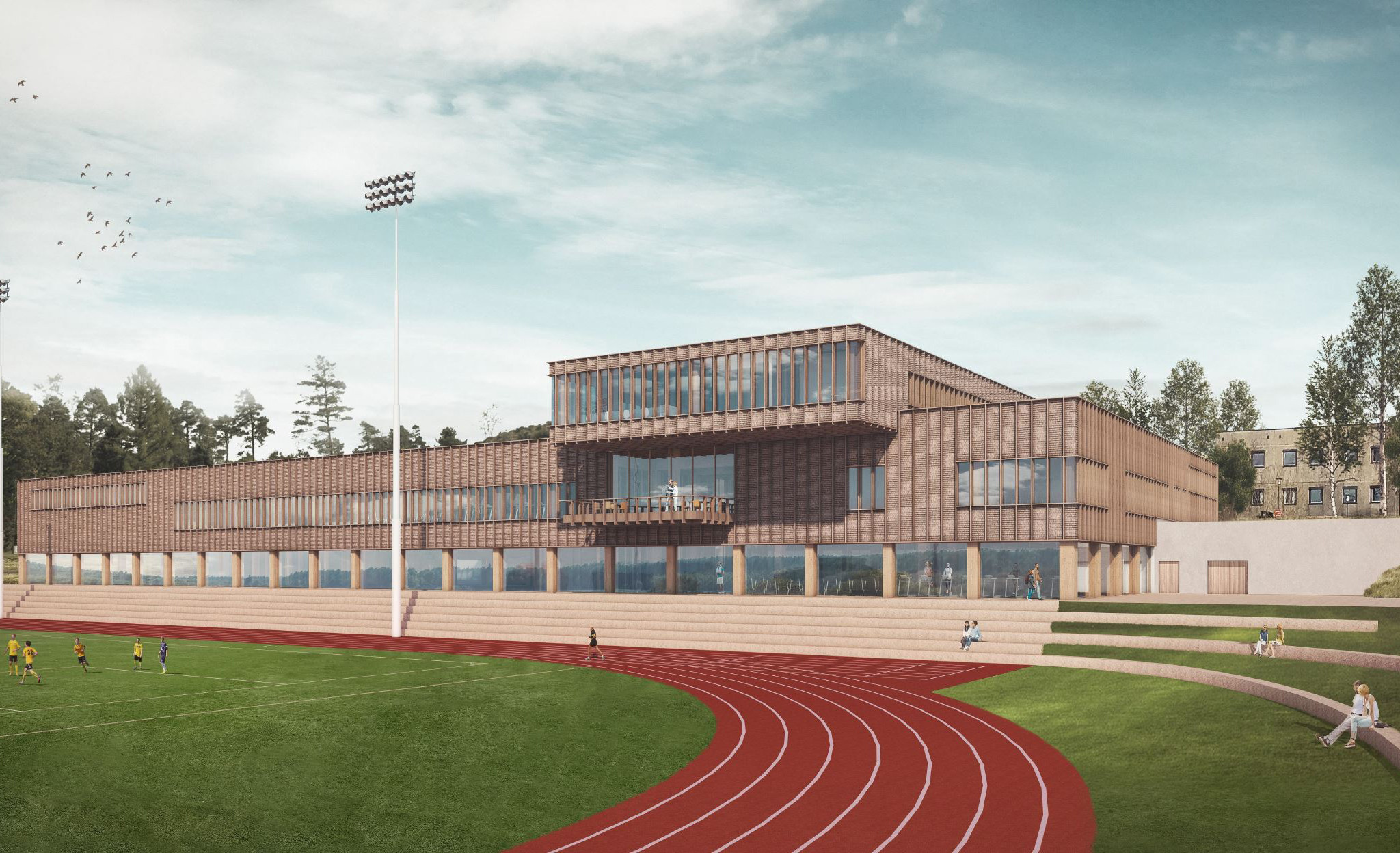 The centre will include a host of sports facilities ©NIF/Burø and Moen Architects
