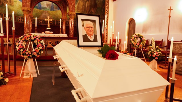 Funeral and commemorative event held in honour of former European Athletics President Hansen