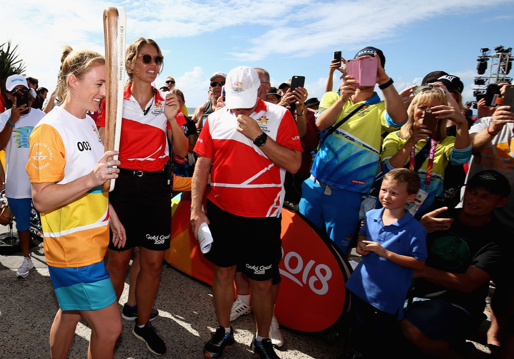 The Queen's Baton Relay for Gold Coast 2018 took place over a year ©Getty Images