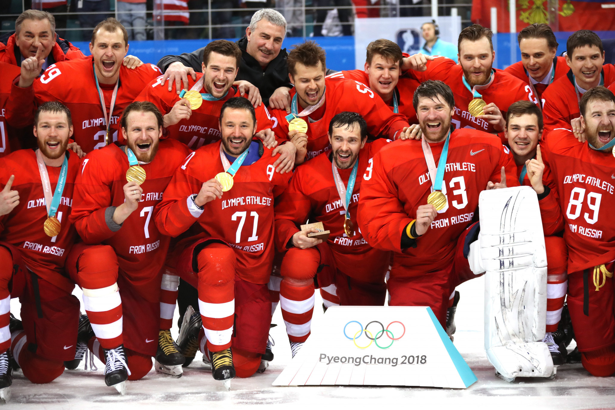 Russia earned Olympic gold in the men's ice hockey contest at Pyeongchang 2018 ©Getty Images