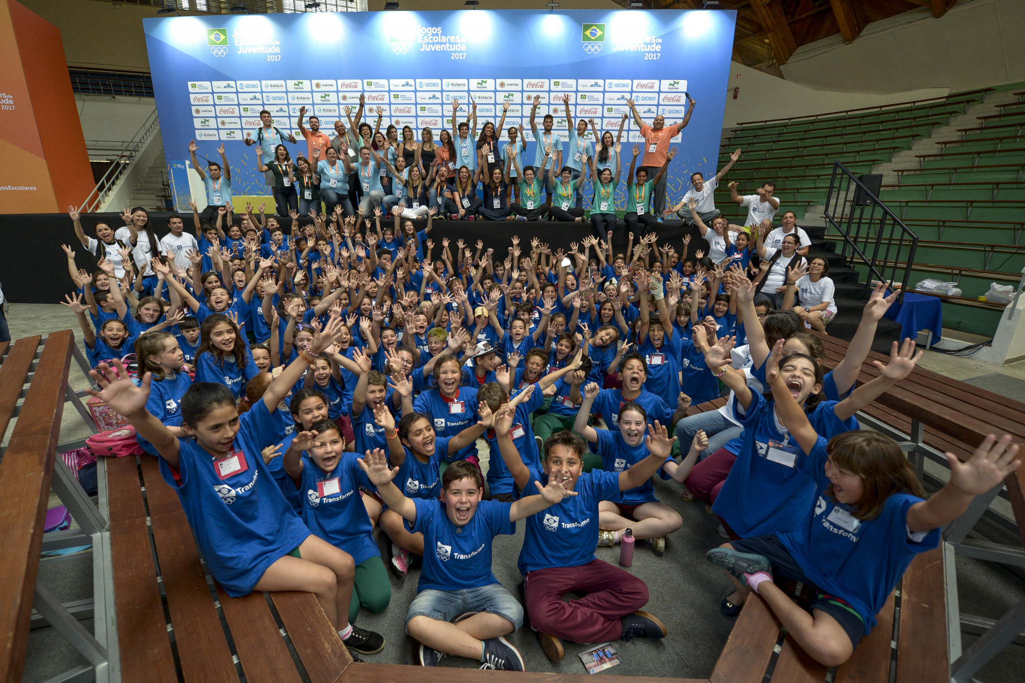 The Brazilian Olympic Committee has received its Olympism in Action Trophy in recognition of sustainability initiatives at the 2019 Youth School Games ©COB